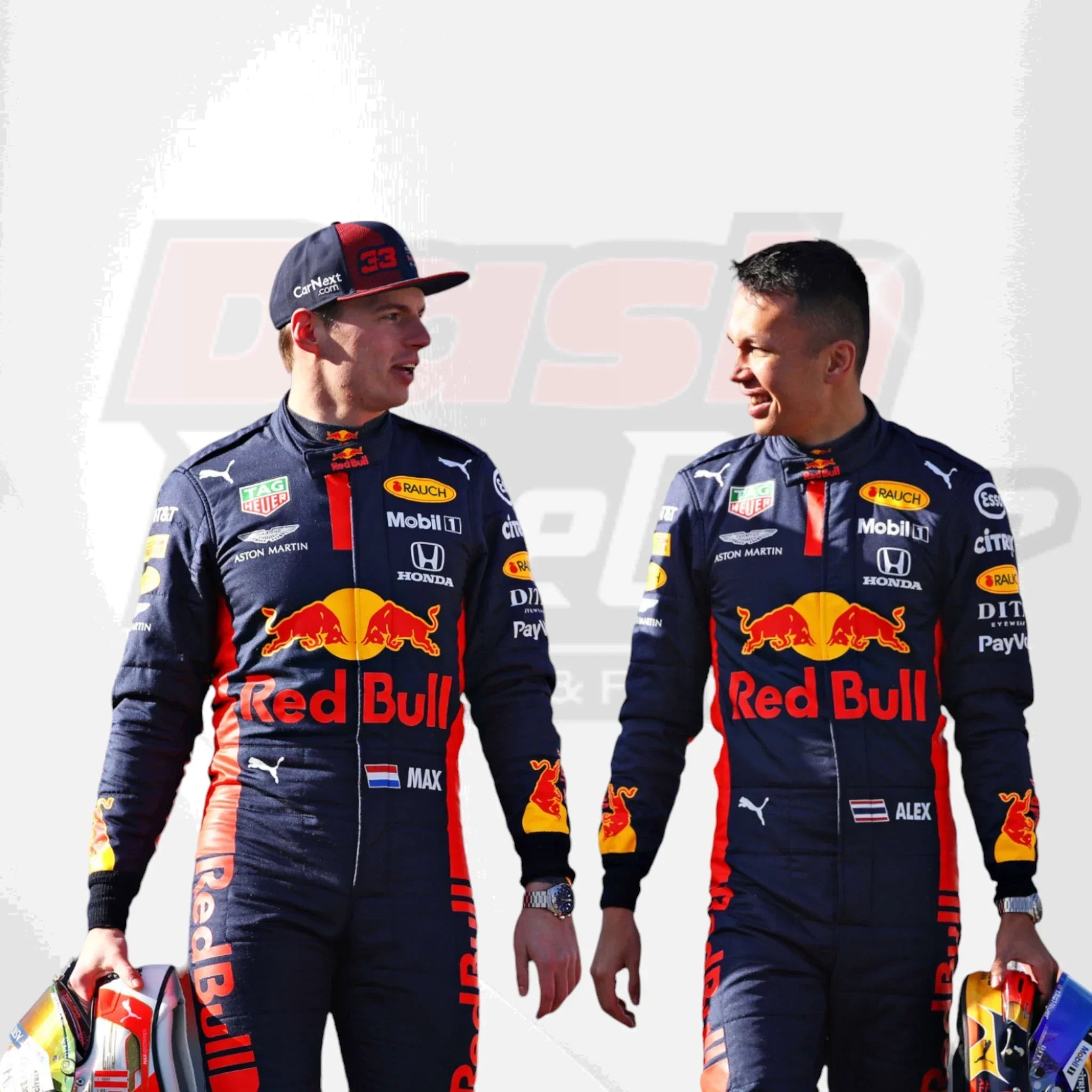 2020 Max Verstappen Alex Albon F1 Team Race suit