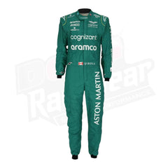 2023 Lance Stroll Aston Martin F1 Race Suit KIDS - Sao Paulo GP